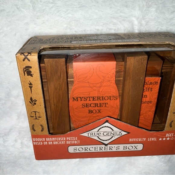 Project Genius Sorcerer's Box Wooden Brainteaser Puzzle BRAND NEW - Picture 12 of 16